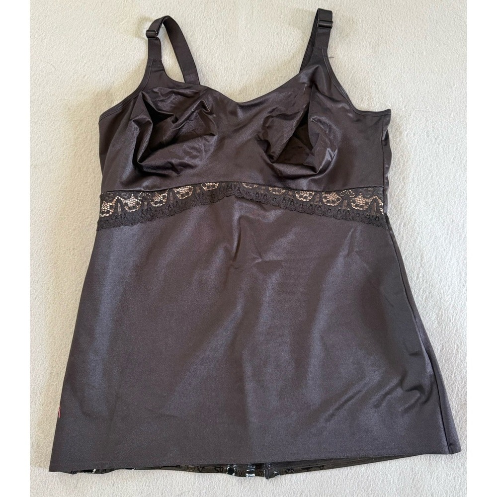 RUBY RIBBON BLACK LACE CAMI SZ 42.  #3024 NWOT